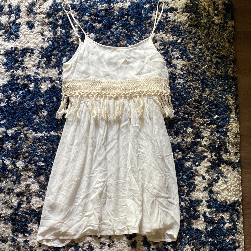 Maurice’s women’s white spaghetti strap dress